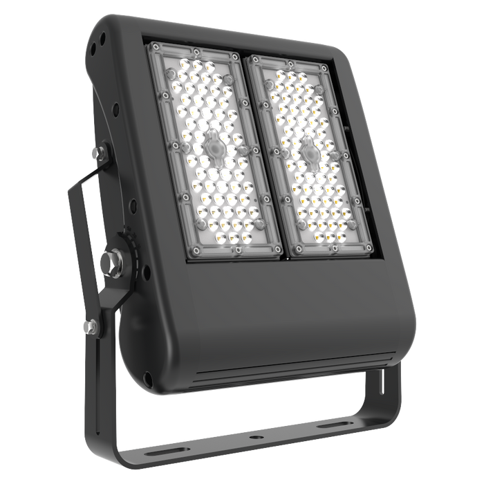 Evolve100W Falcon LED Floodlight 14,000lm IP67 B85°x135° (Asymmetric Wide) CRI>70 5000K Finish: Graphite Black
