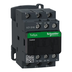 Schneider Contactor 18A NO+NC 24V