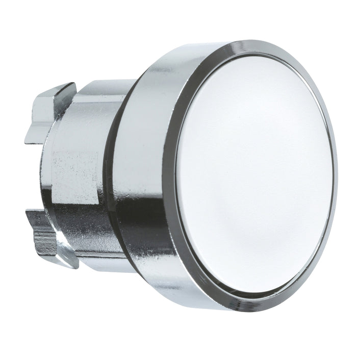 Schneider Pushbutton flush White ZB4BA1