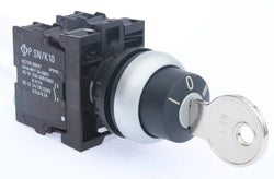 K&N Key switch 6A 1P 3pos IP67/69K