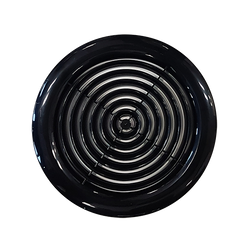 Manrose 150mm Pro Series Round Ceiling Grille Black Simx