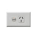 Legrand HPM Single outlet 20A horizontal