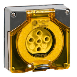 Pdl 56SO520 5pin 20A CHEMICAL RESISTANT SOCKET GREY (LE) PDL