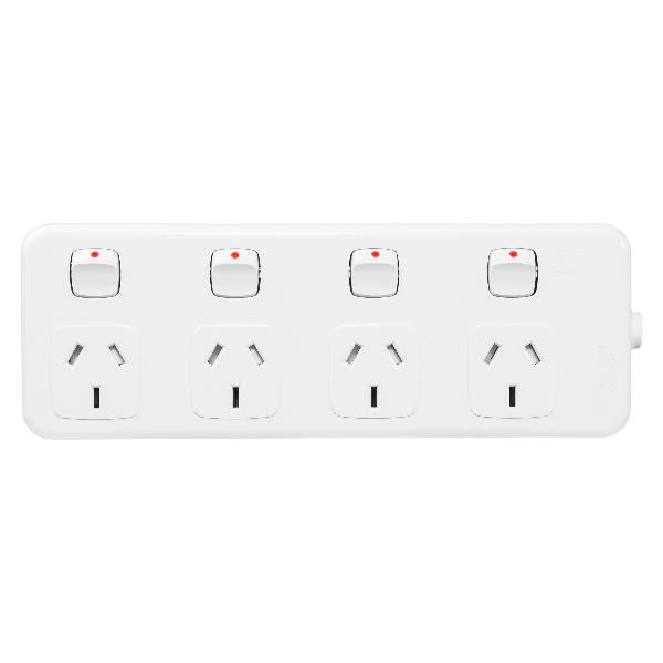 Legrand HPM Powerboard 4way switched