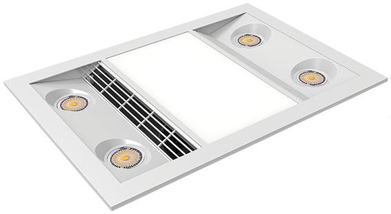 Manrose MANROSE DESIGNER HALOGEN HEATER FL 150MM Simx