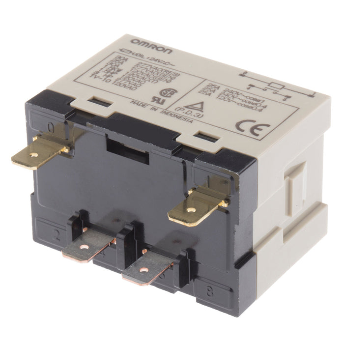 Omron Relay AC24 SPST-NO 30A spade terminal 24VAC G7L-1A-TUBJ AC24 BY OMI