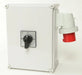 K&N 63A 3PH Mains-Off-Gen Encl Inlet OUTDOOR