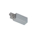 Halcyon TRACK 3 CIR MAINS CONNECTOR EARTH.R-SILVER