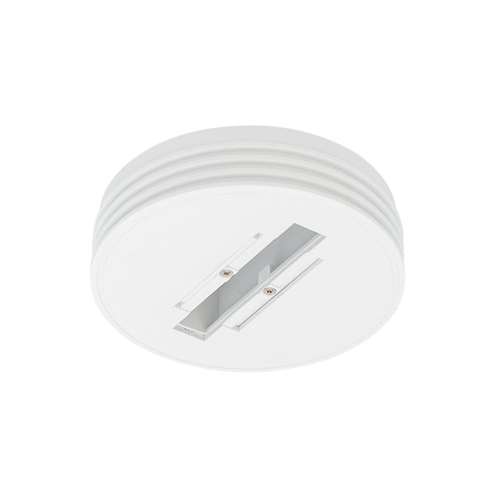 Halcyon TRACK 3 CIR CEILING MT ADAPTOR SPOT/FLOOD-WHITE