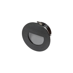 Halcyon LED RECESS STAIR TREAD RND 1.2W 350mA CC-BLACK