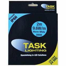 Task STRIP PK 2M 9.6W/M 24VDC WARM WHITE IP66