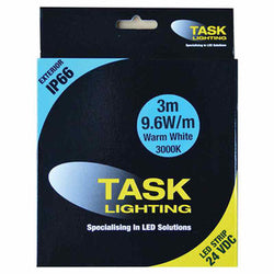 Task STRIP PAK 3M 9.6W/M 24VDC WARM WHIT IP66