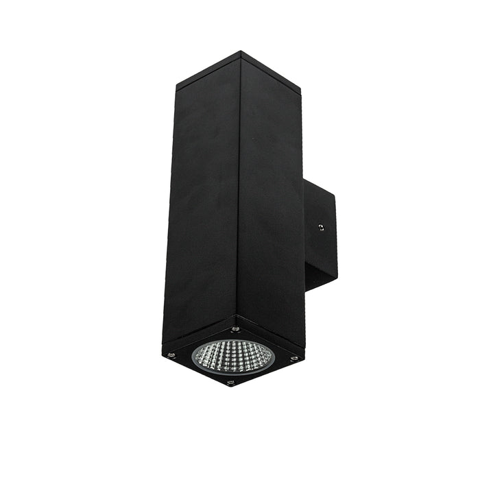 Halcyon EXT LED SQ.COL IP65 C/W DRI 2 X 18W 500mA CC WW-BL