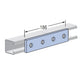 Unistrut 2092176 Flat Washter Plaste 4 Hole HDG