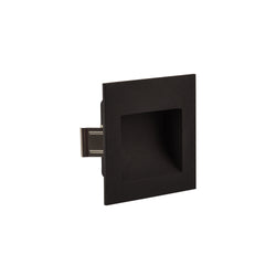 Halcyon EXT LED RECESS STAIR TREAD SQ IP67 3W DC 24V CV-BL