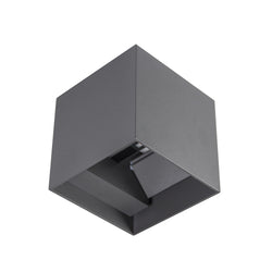 Halcyon EXT/INT LED CUBE ADJ BEAM DIM DRI 2X9W Pri:240v WW-GREY