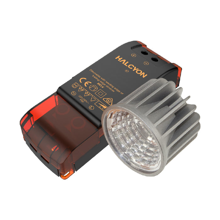 Halcyon Led Button Halcyon LED MODULE 8W CC DC NW (4000k) c/w DRDUACC180 8W — Scott Electrical