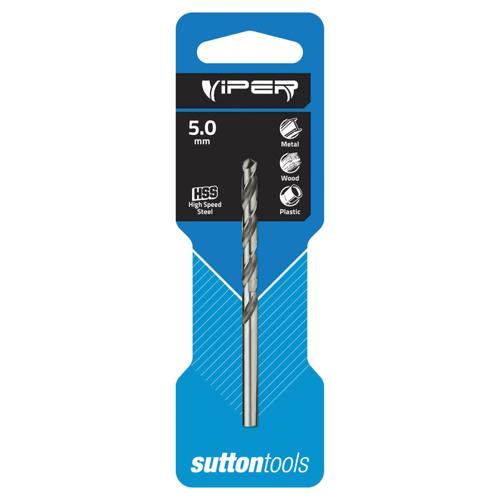 SUTTON 5.00 JOBBER DRILL P/P VIPER