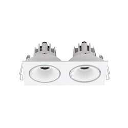 Halcyon LED REC TWIN TILT/ROT MINI C/WDIM DRI 2X9W 260mA CC WW97-WW