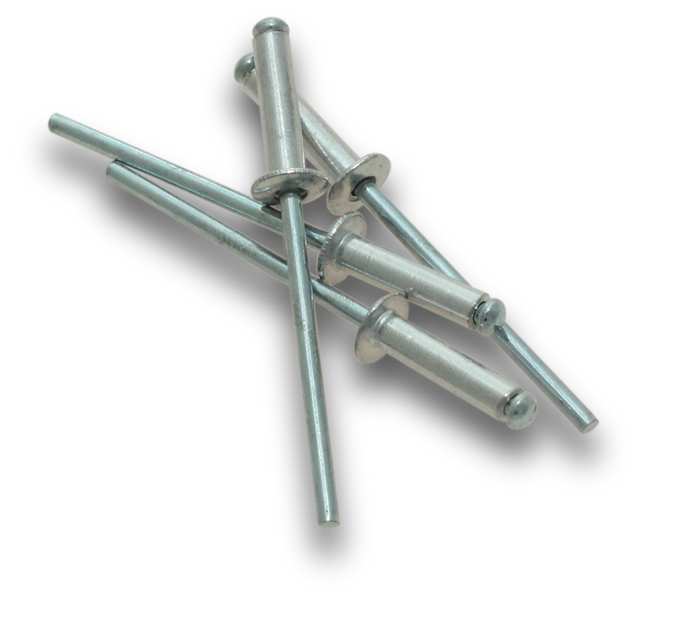 Elecsupp Rivets Alum 1/8'D x 1/2'L 100jar