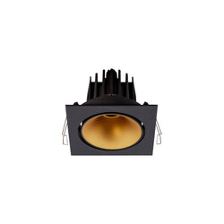 Halcyon LED REC SQ TILT/ROT MED C/W UID DIM DRI 14W 350mA CC WW97-BG
