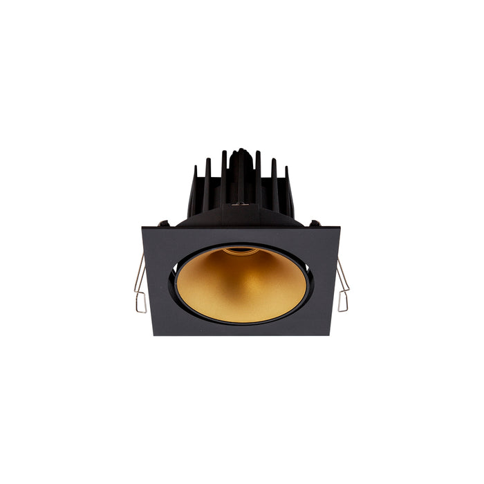 Halcyon LED REC SQ TILT/ROT MED C/W UID DIM DRI 14W 350mA CC WW97-BG