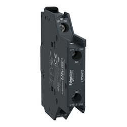 Schneider  Auxiliary contact block, TeSys D, 2NC, side mounting, screw