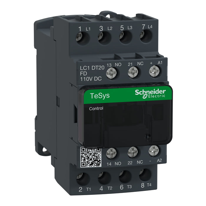 Schneider  4P CONTACTOR 20A AC-1 110VDC COIL