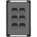 Iconic Skin Switch V/H 6G rocker BK