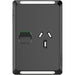 Iconic Skin Socket Sw Vert Single 10A 250V BK