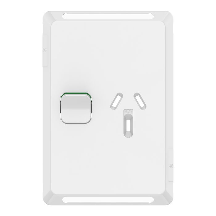 Iconic Skin Socket Sw Vert Single 10A 250V XW