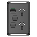 Iconic Skin Socket SwVertTwin 1ExSw BK