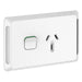 Iconic Skin Socket Sw Horiz Single 15A 250V XW