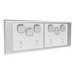 Iconic Skin Socket SwHorizQuad 2ExSw 10A250V SV