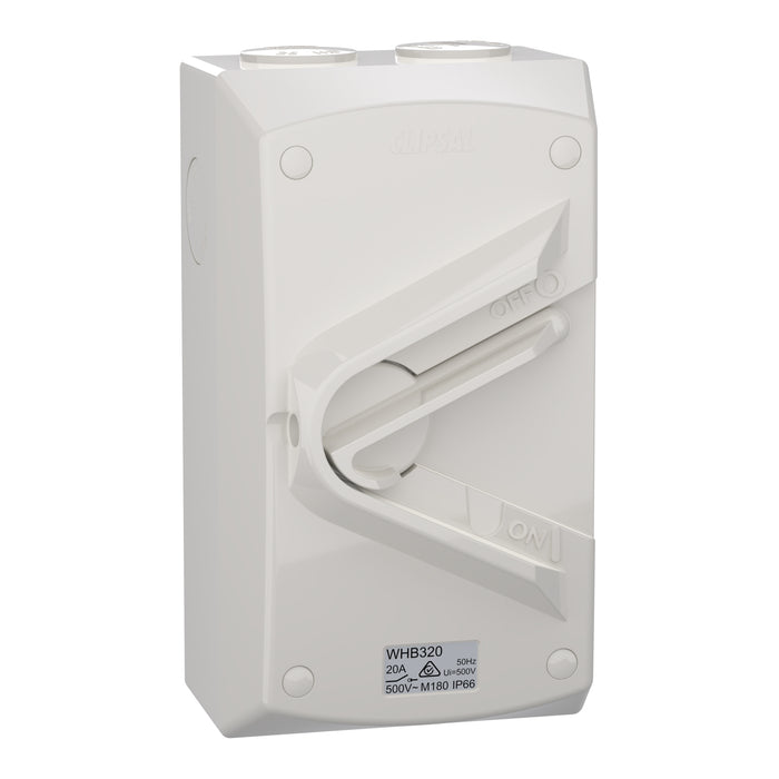 Clipsal SWITCH 1G 3P H/PROOF 440V 20A