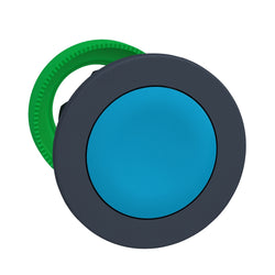 Schneider Blue Built in flush, Spring return pushbutton heads (?30mm m
