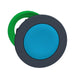 Schneider Blue Built in flush, Spring return pushbutton heads (?30mm m