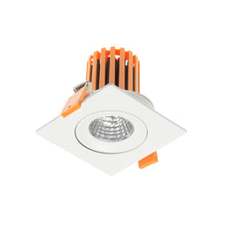 Halcyon LED REC SQ 30Ã‚Âº TILT KIT C/W UID DIM DRI 9W 260mA CC 4K-WH