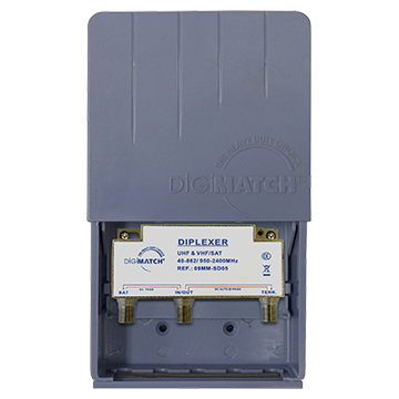 Matchmaster Diplexer VHF/UHF Outdoor F typ