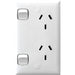 Legrand HPM Double outlet 10A vertical