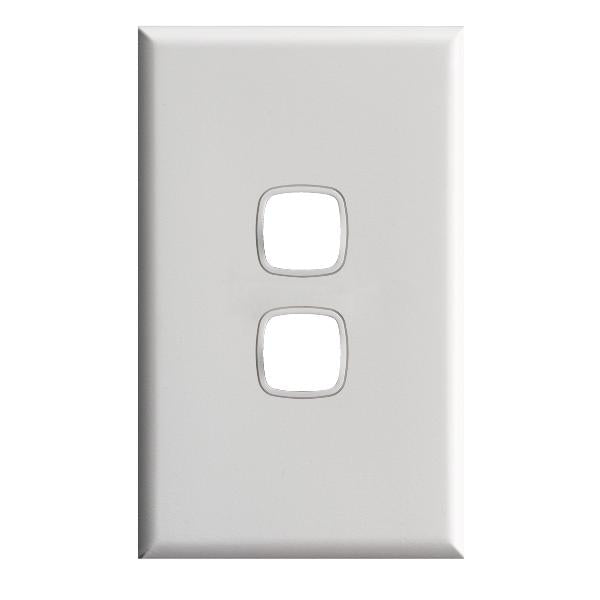 Legrand HPM Grid & plate only 2 gang WE