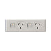 Legrand HPM Double outlet 10A arch White