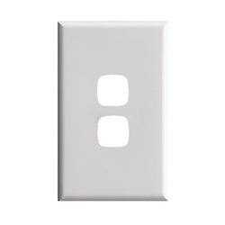 Legrand HPM Cover plate 2 gang WE