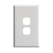 Legrand HPM Cover plate 2 gang WE