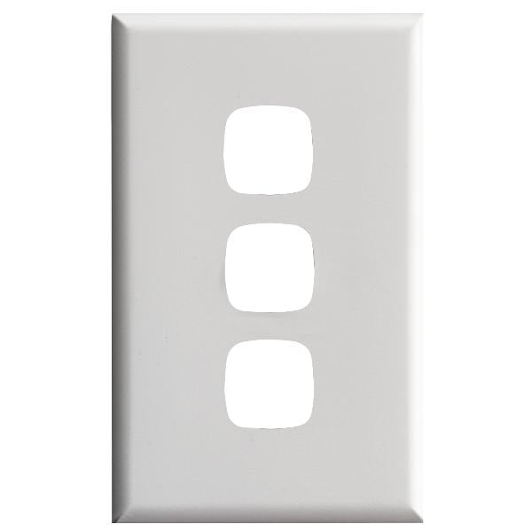 Legrand HPM Cover plate 3 gang WE