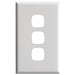 Legrand HPM Cover plate 3 gang WE