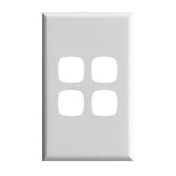 Legrand HPM Cover plate 4 gang WE