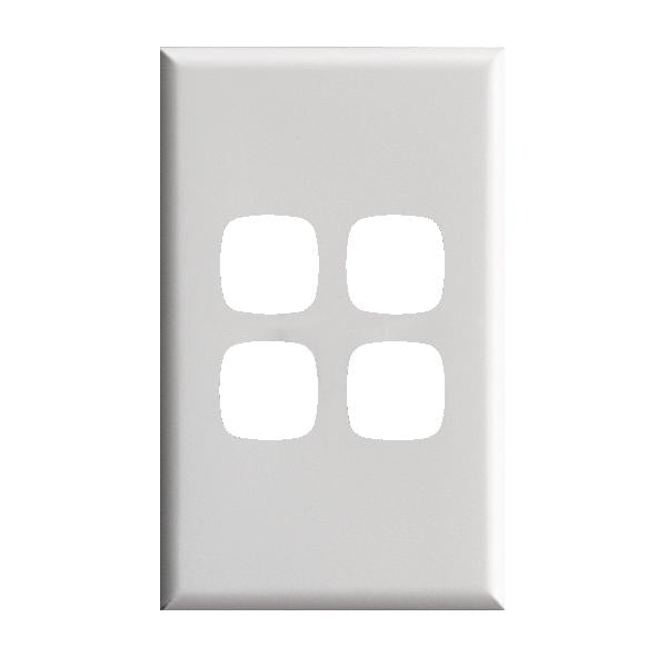 Legrand HPM Cover plate 4 gang WE