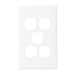 Legrand HPM Cover plate 5 gang WE