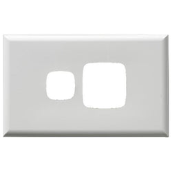 Legrand HPM Cover plate 1 outlet H WE